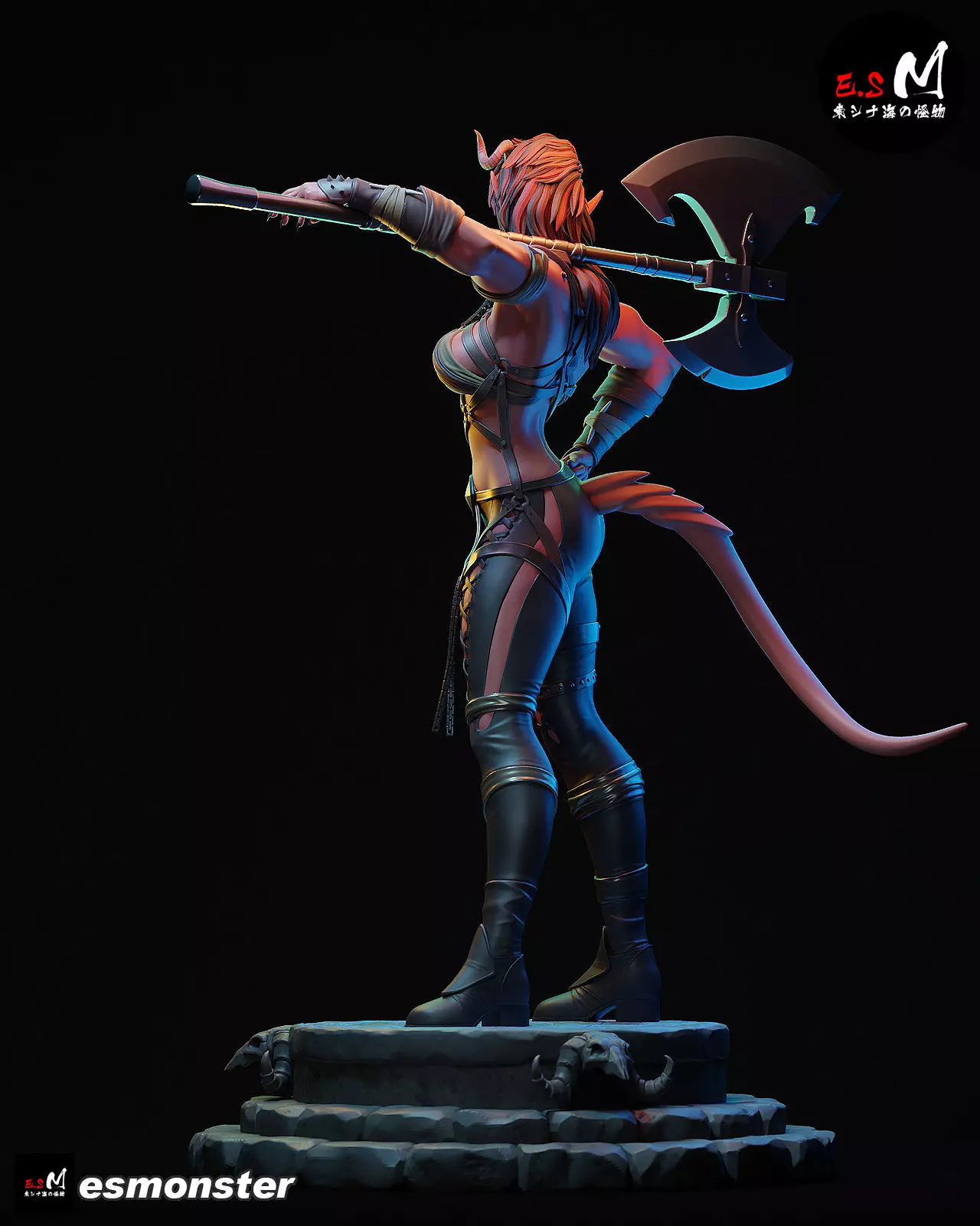 Karlach character by ES Monster 3D print model_13