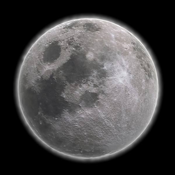 3D MOON from nasa 3D model_7