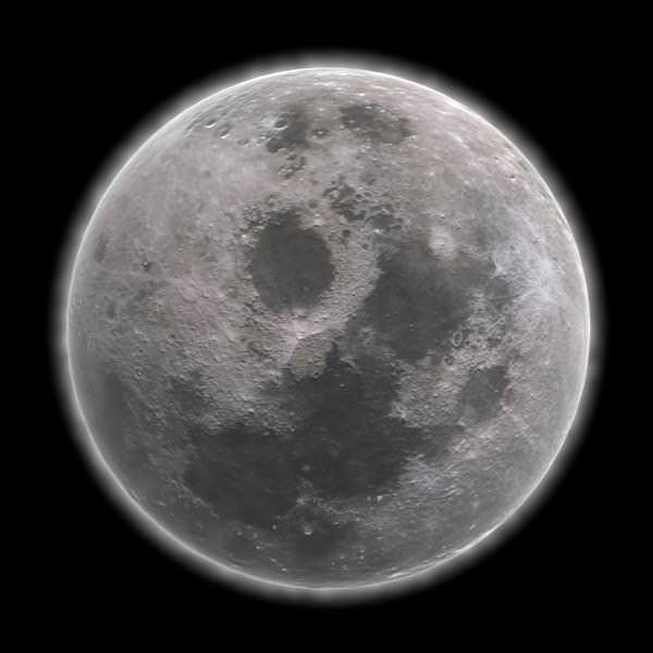 3D MOON from nasa 3D model_6
