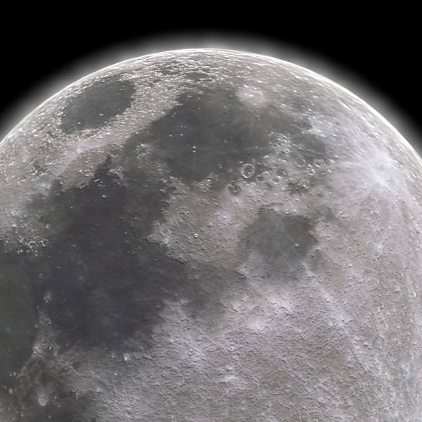 3D MOON from nasa 3D model_9