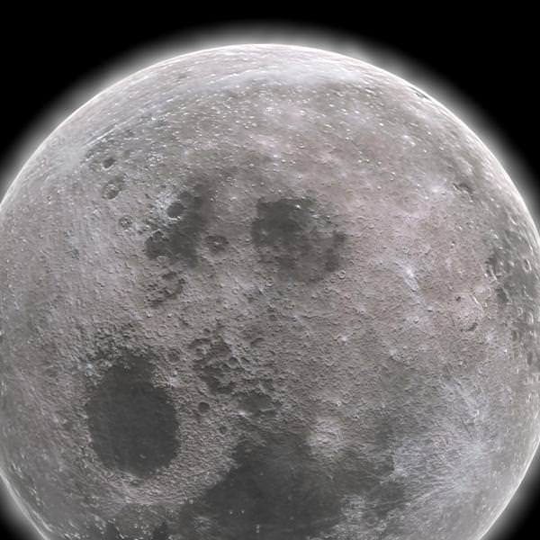 3D MOON from nasa 3D model_10