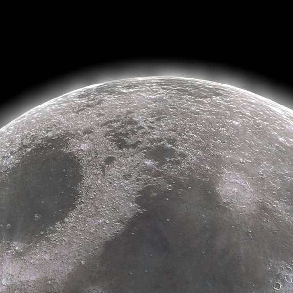 3D MOON from nasa 3D model_12