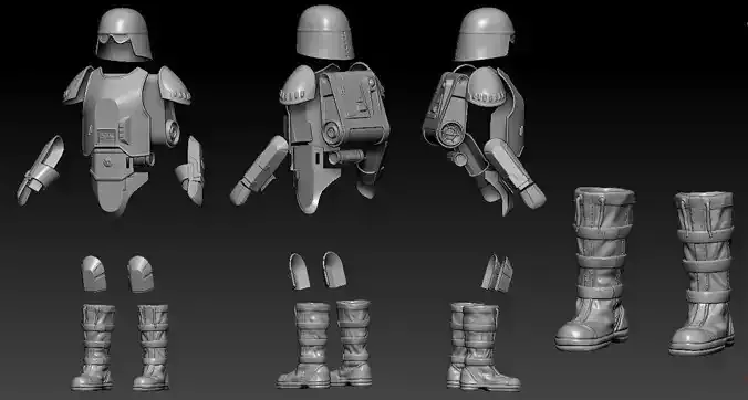 SnowTrooper ESB One6 Scale Custom STL Files