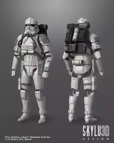TFU Imperial Heavy Trooper One12 Scale Custom STL Files