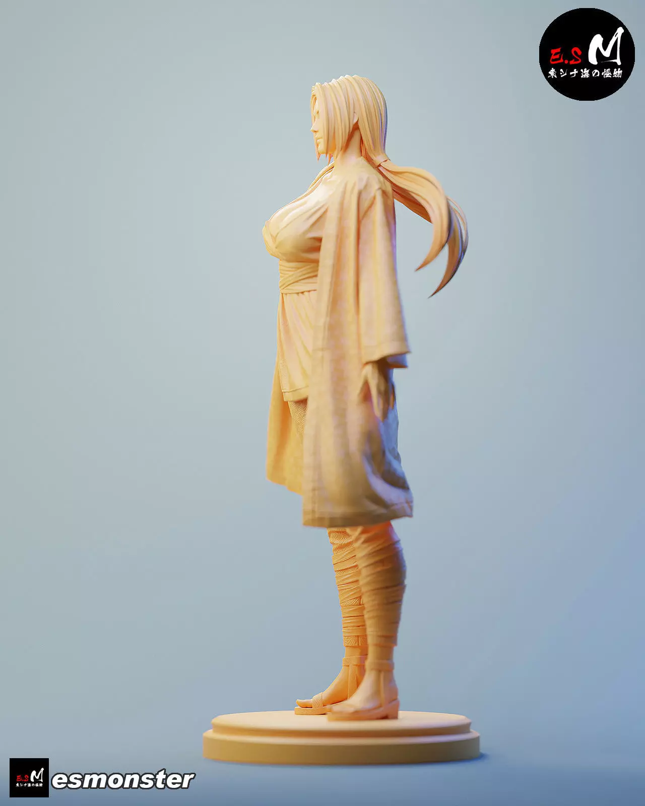 Tsunade character by ES Monster 3D print model_21