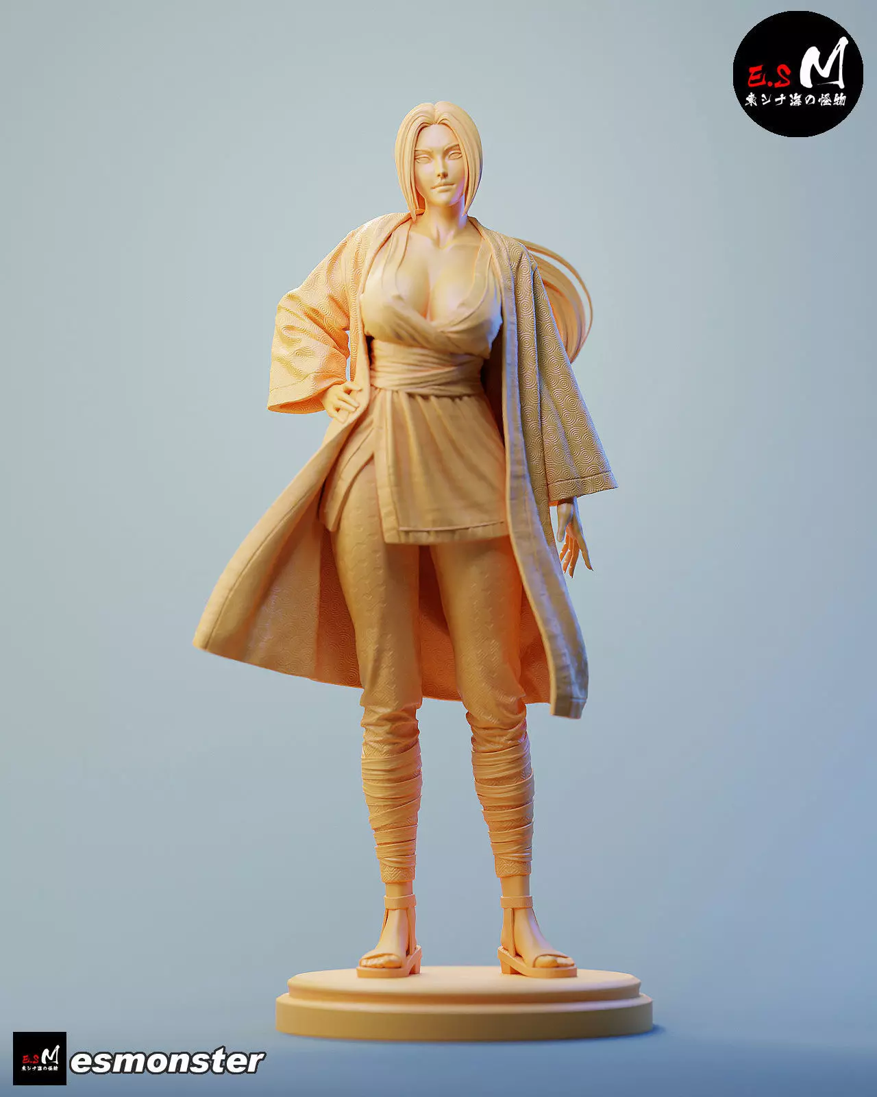 Tsunade character by ES Monster 3D print model_14