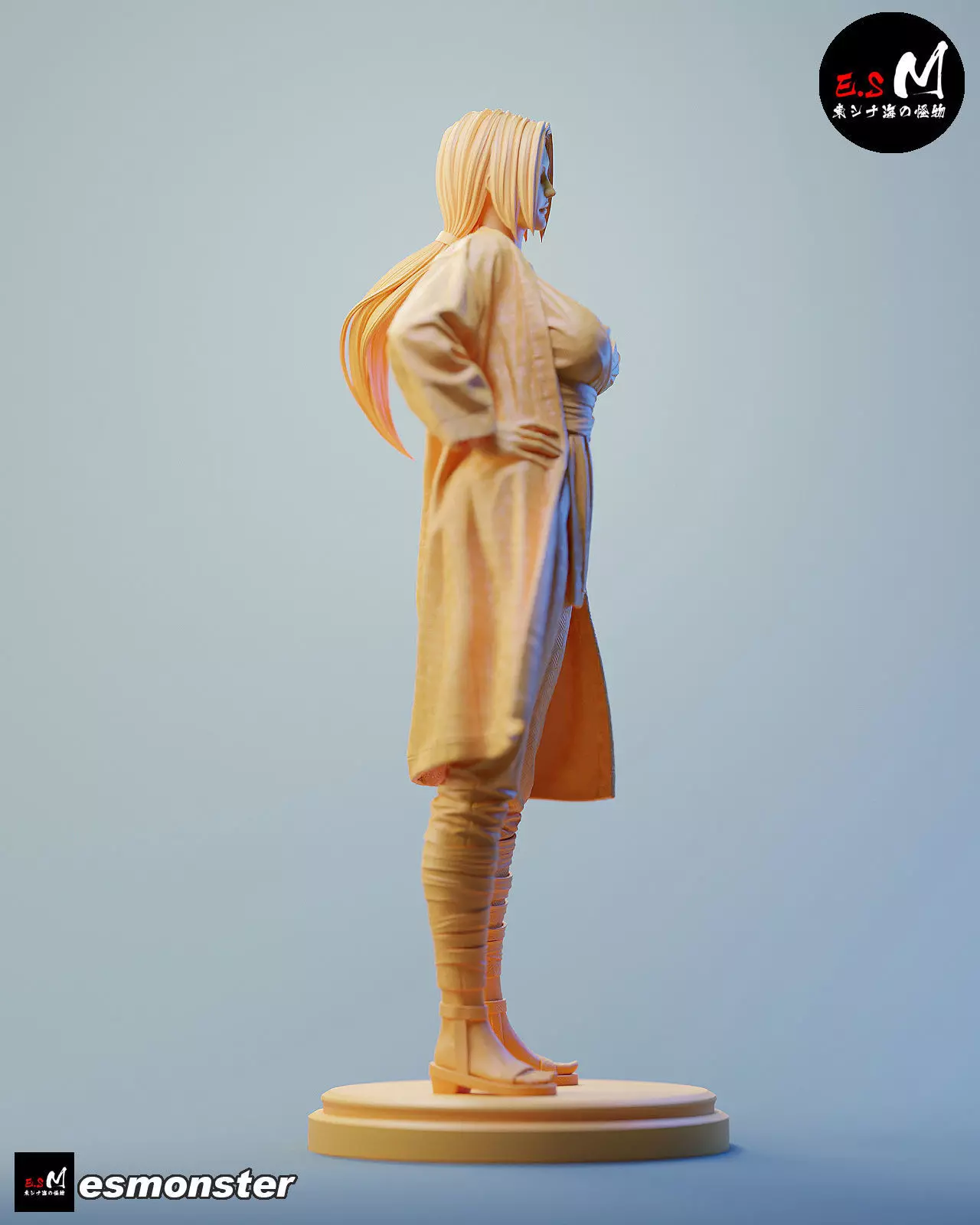 Tsunade character by ES Monster 3D print model_16