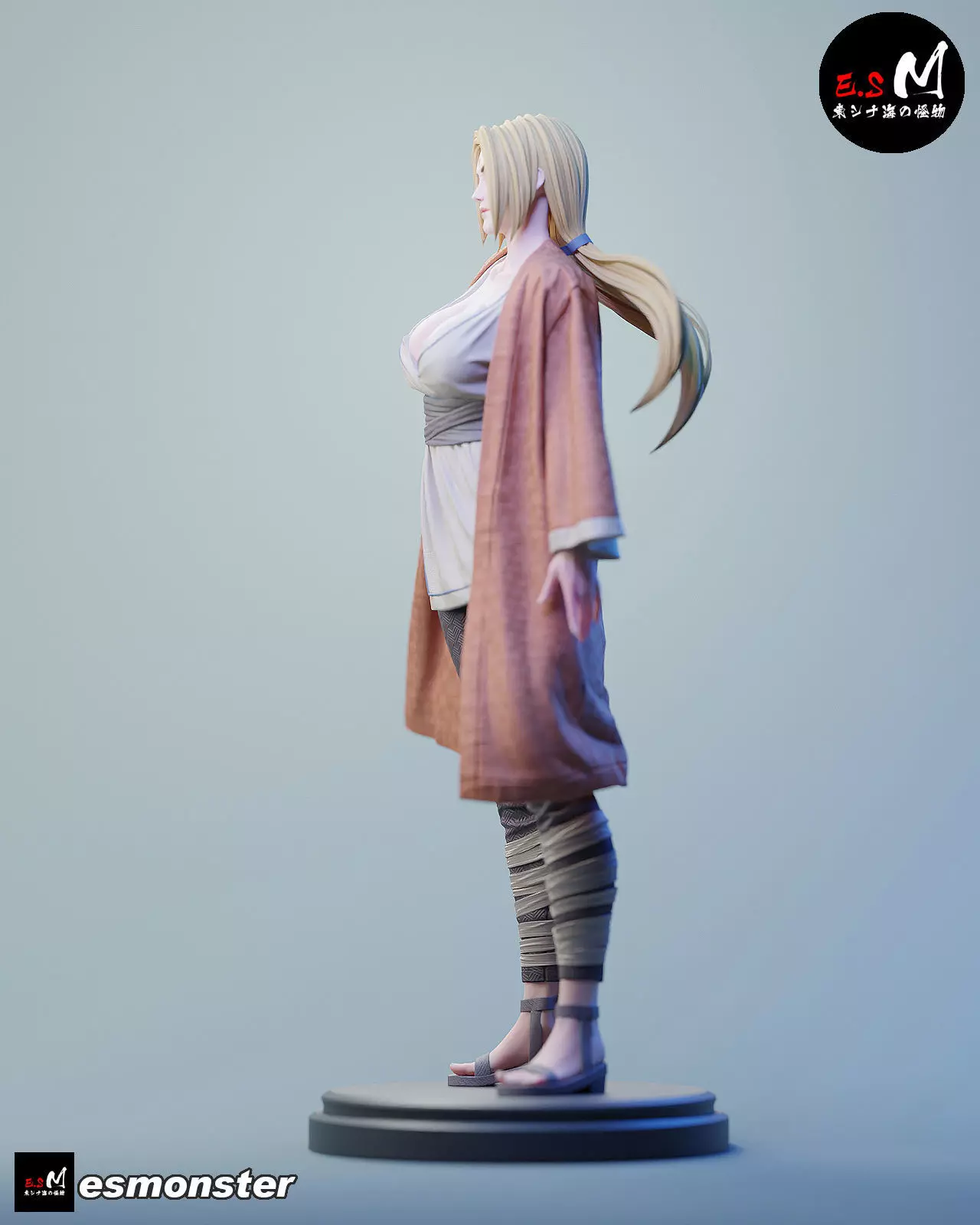Tsunade character by ES Monster 3D print model_9