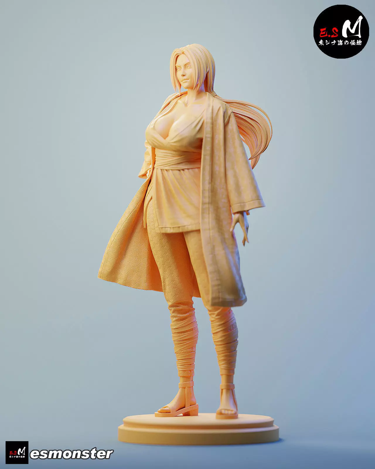 Tsunade character by ES Monster 3D print model_22