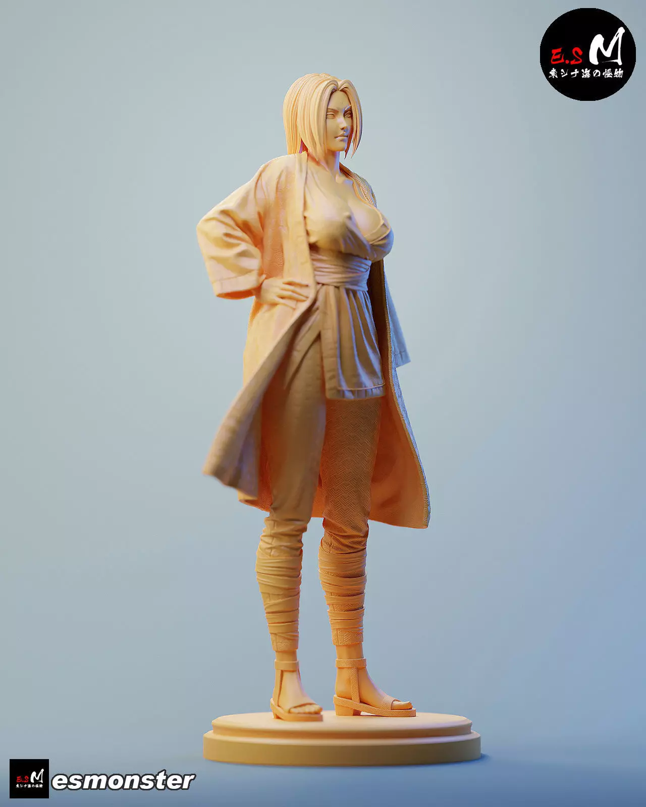 Tsunade character by ES Monster 3D print model_15