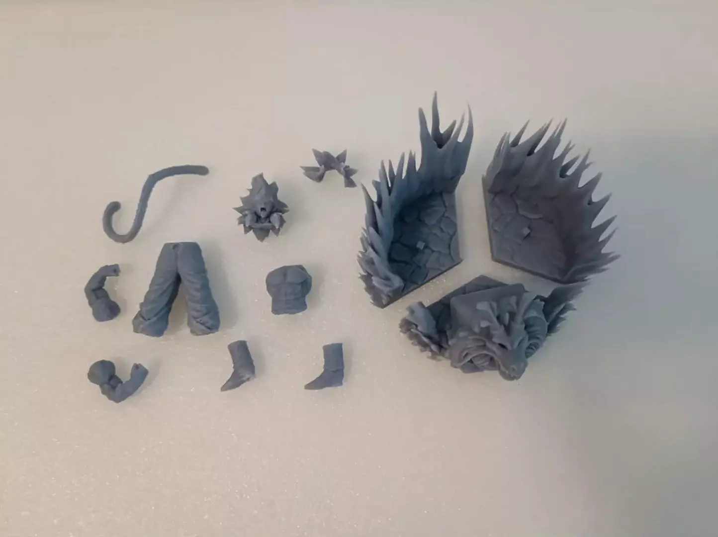 Goku SS4 Statue 3D print model_8