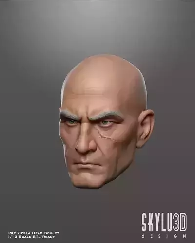 Pre Vizsla Head Sculpt One12 Scale STL Files