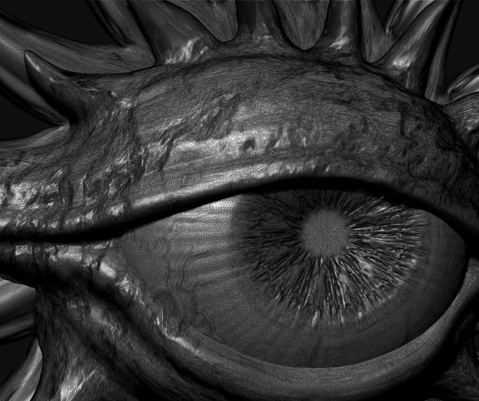 Eye Pendant 3D print model_14