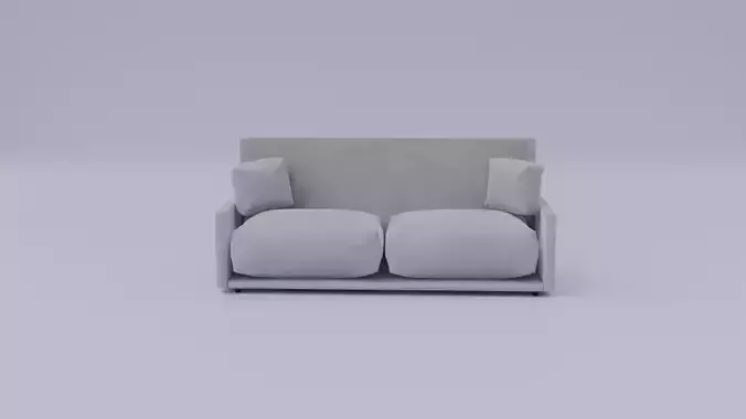 Modern Velvet Couch 