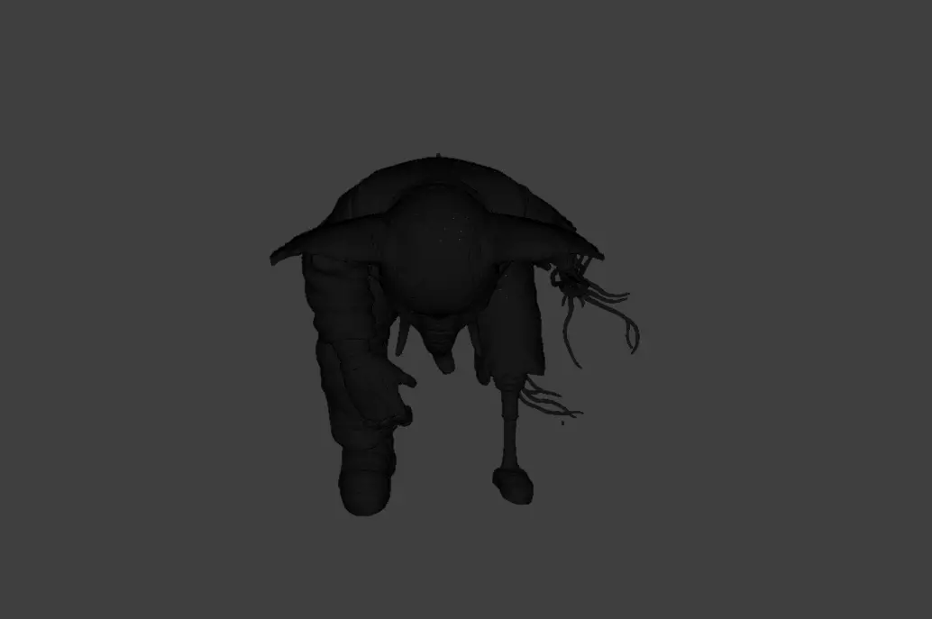 Animatron Elephant Low-poly 3D model_17