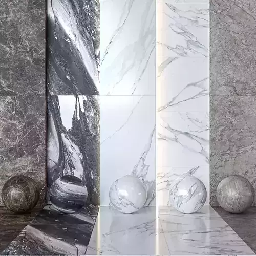 Emilceramica Tele di Marmo Marble Tile Collection -Set of 24