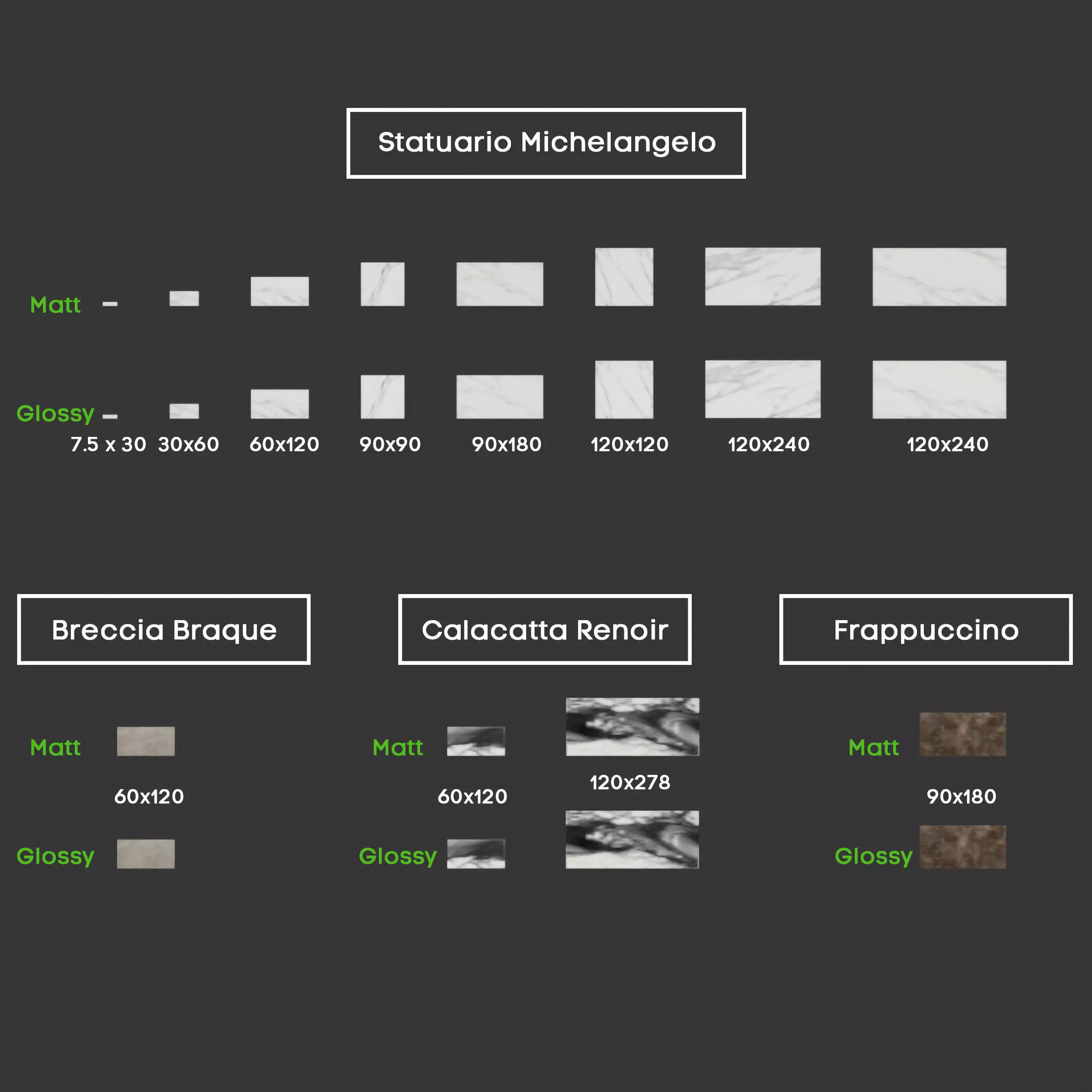 Emilceramica Tele di Marmo Marble Tile Collection -Set of 24 Texture_3