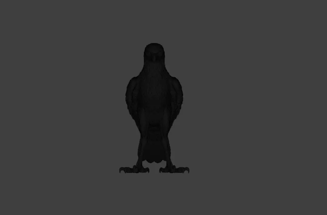 Majestic Hawk Low-poly 3D model_24