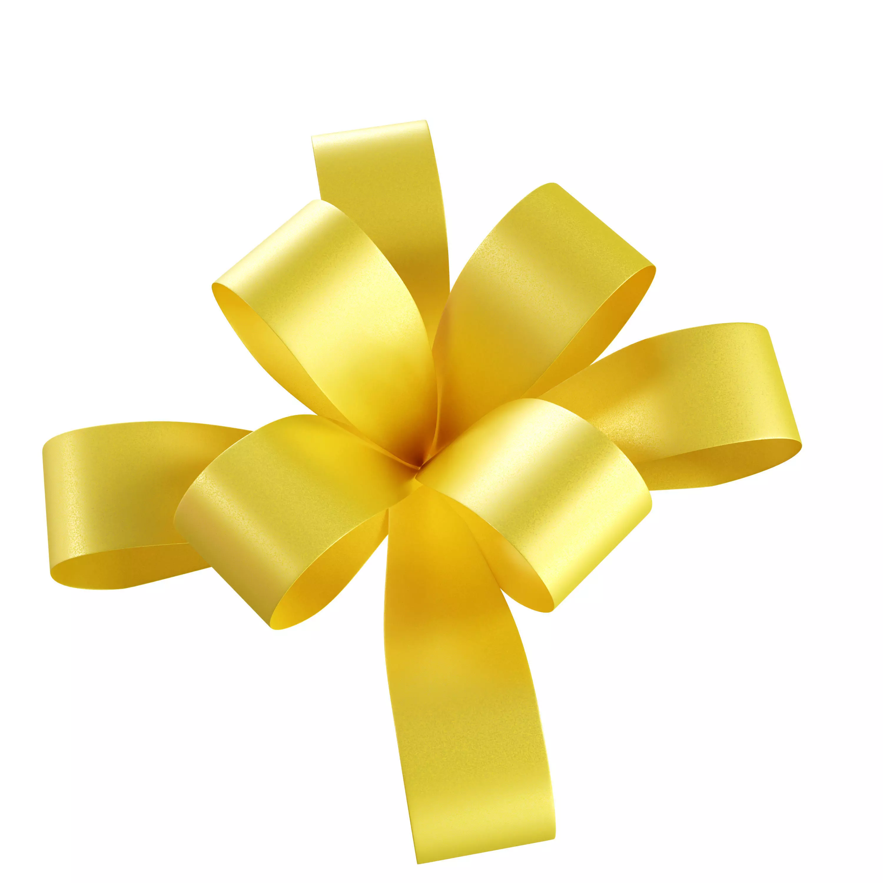 Ribbon Bows Pack 3D Gift Bow Set Low-poly 3D model_14