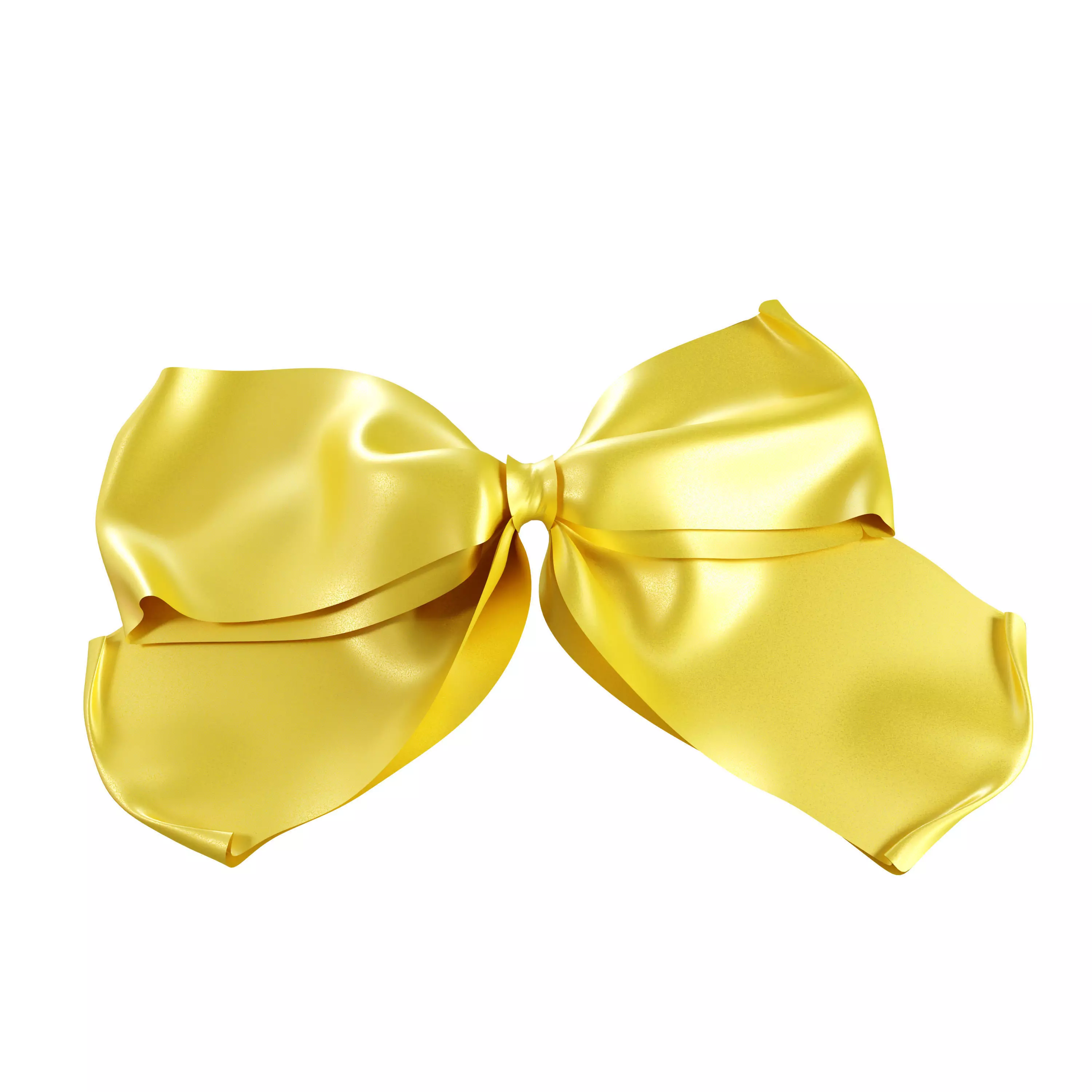 Ribbon Bows Pack 3D Gift Bow Set Low-poly 3D model_12