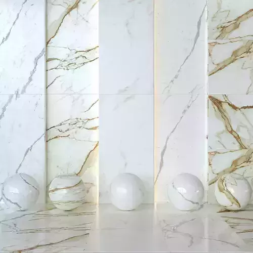 Atlas Concorde Marvel Shine White Marble Tile -Set of 64