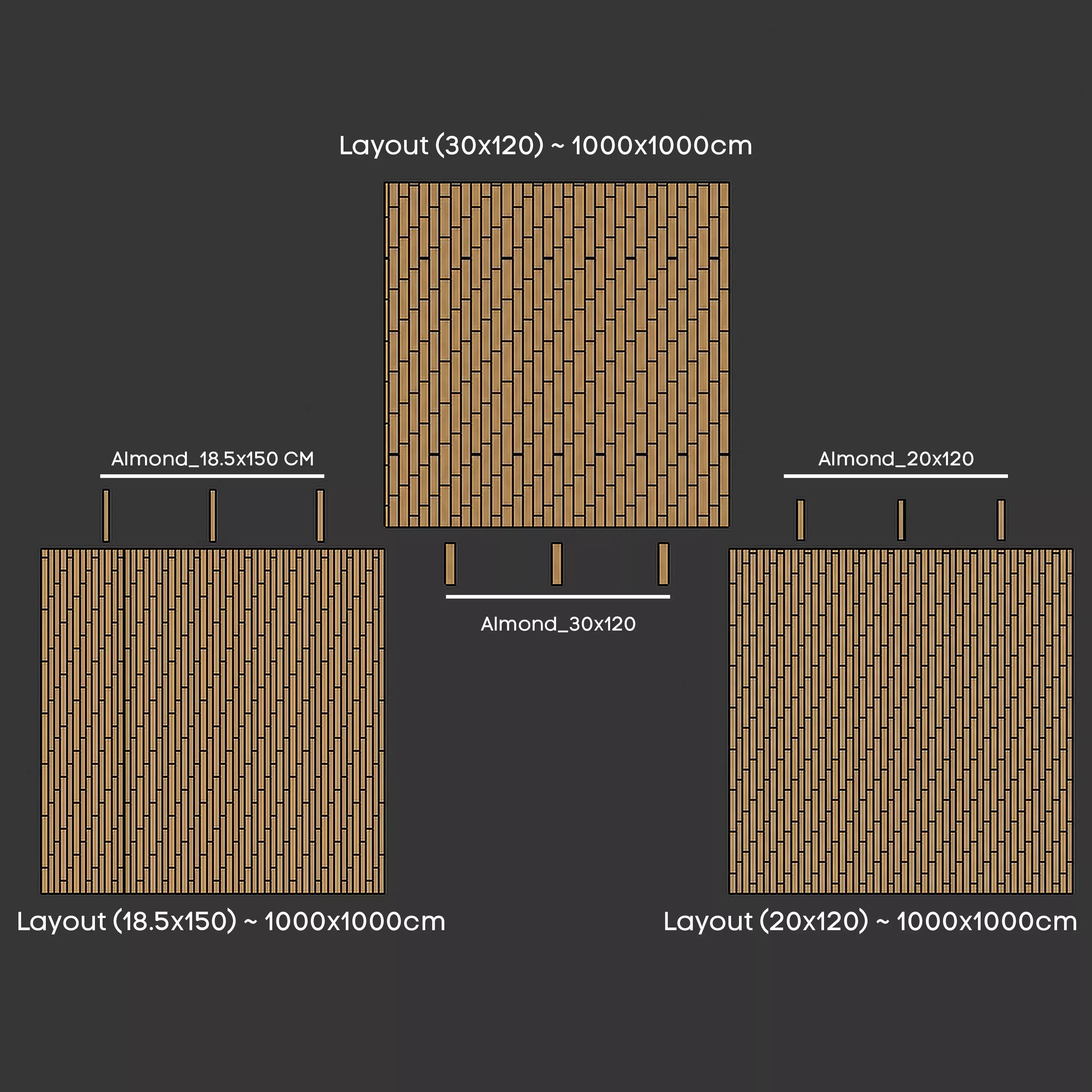 Atlas Concorde Exence Wood Effect Flooring - Almond Set Texture_5