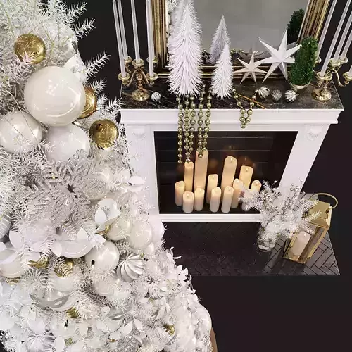 Christmas Decorative set sk 2 3D model