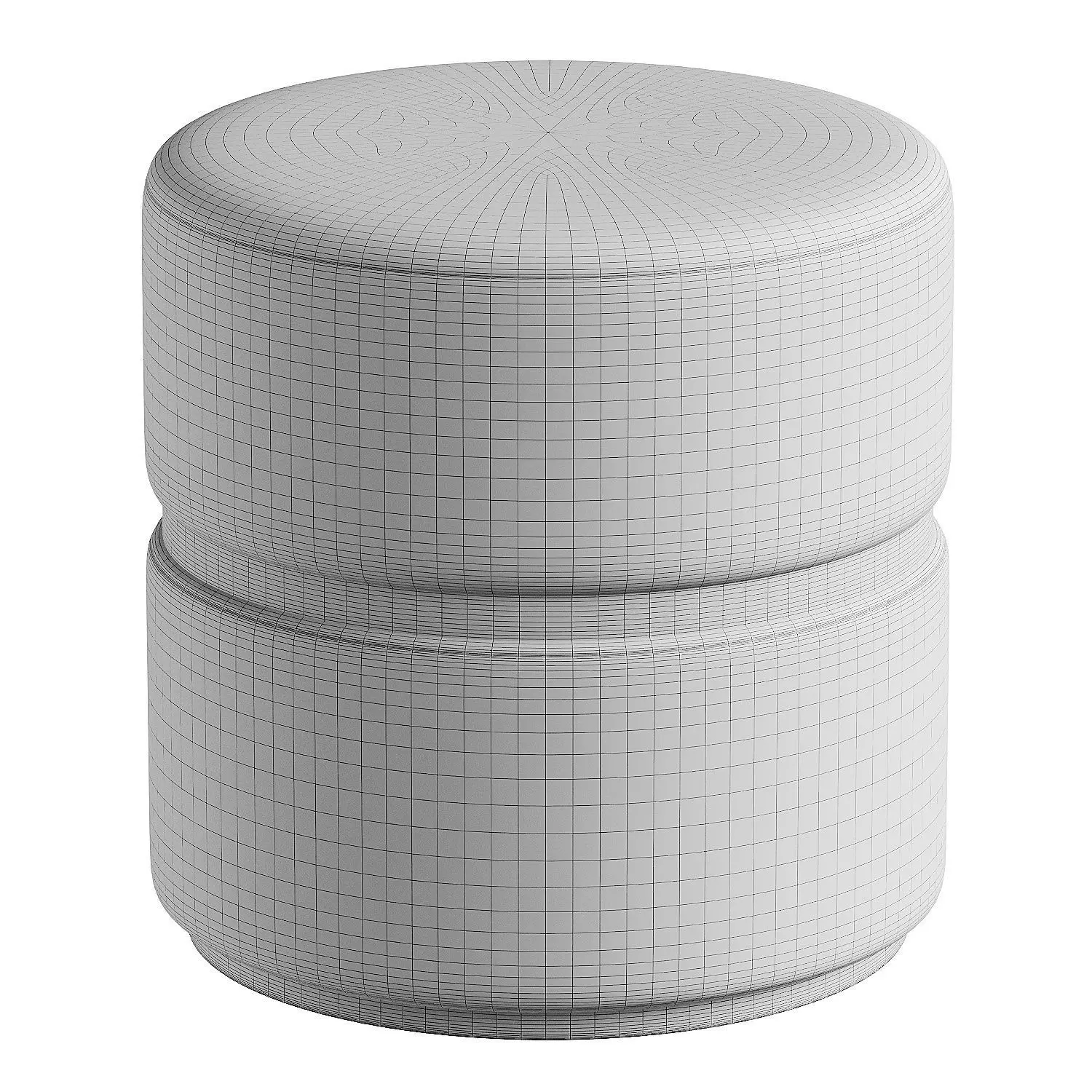 pouf ikat 3D model_3