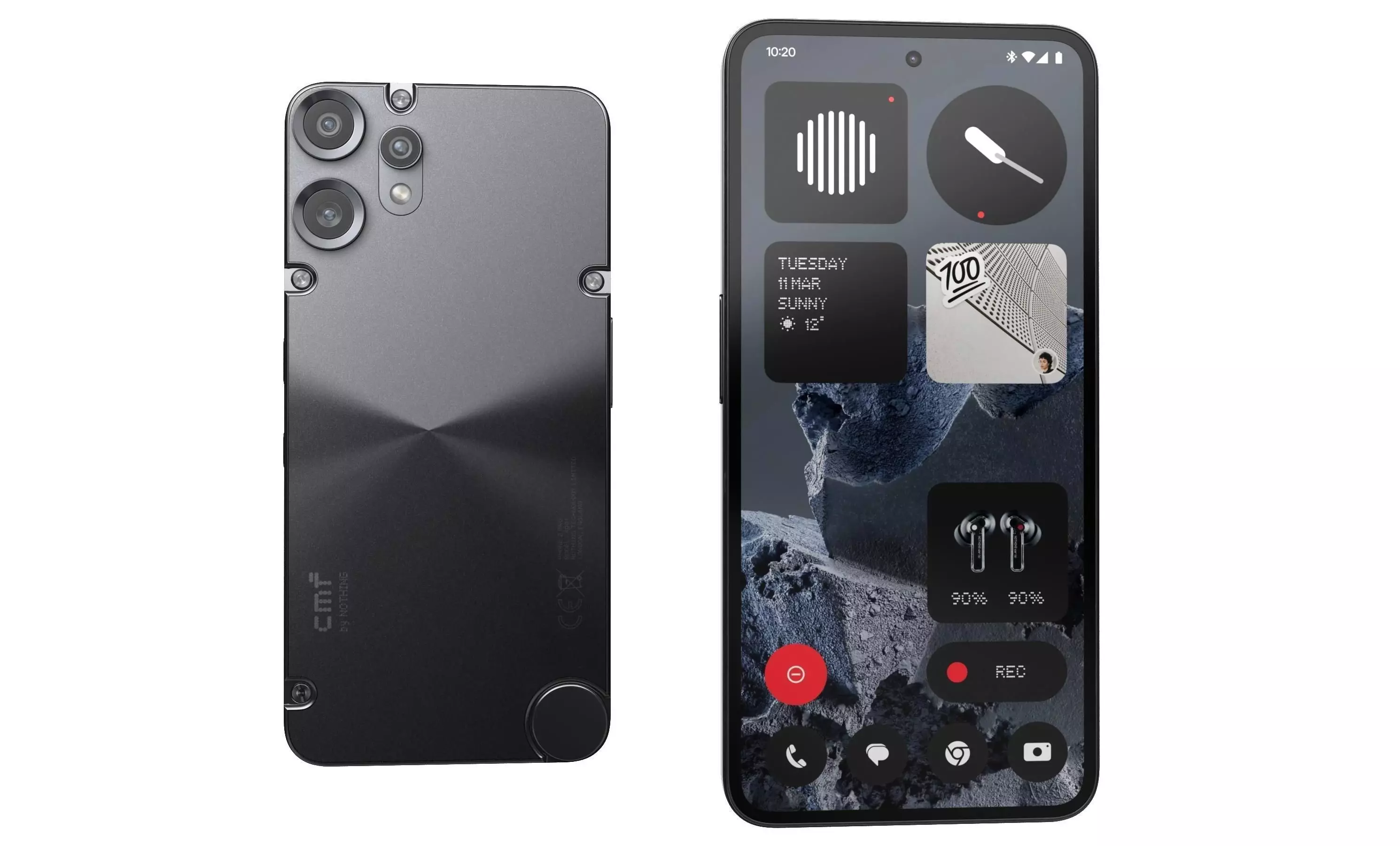 CMF Phone 2 Pro 5G Black High Poly 3D model_30