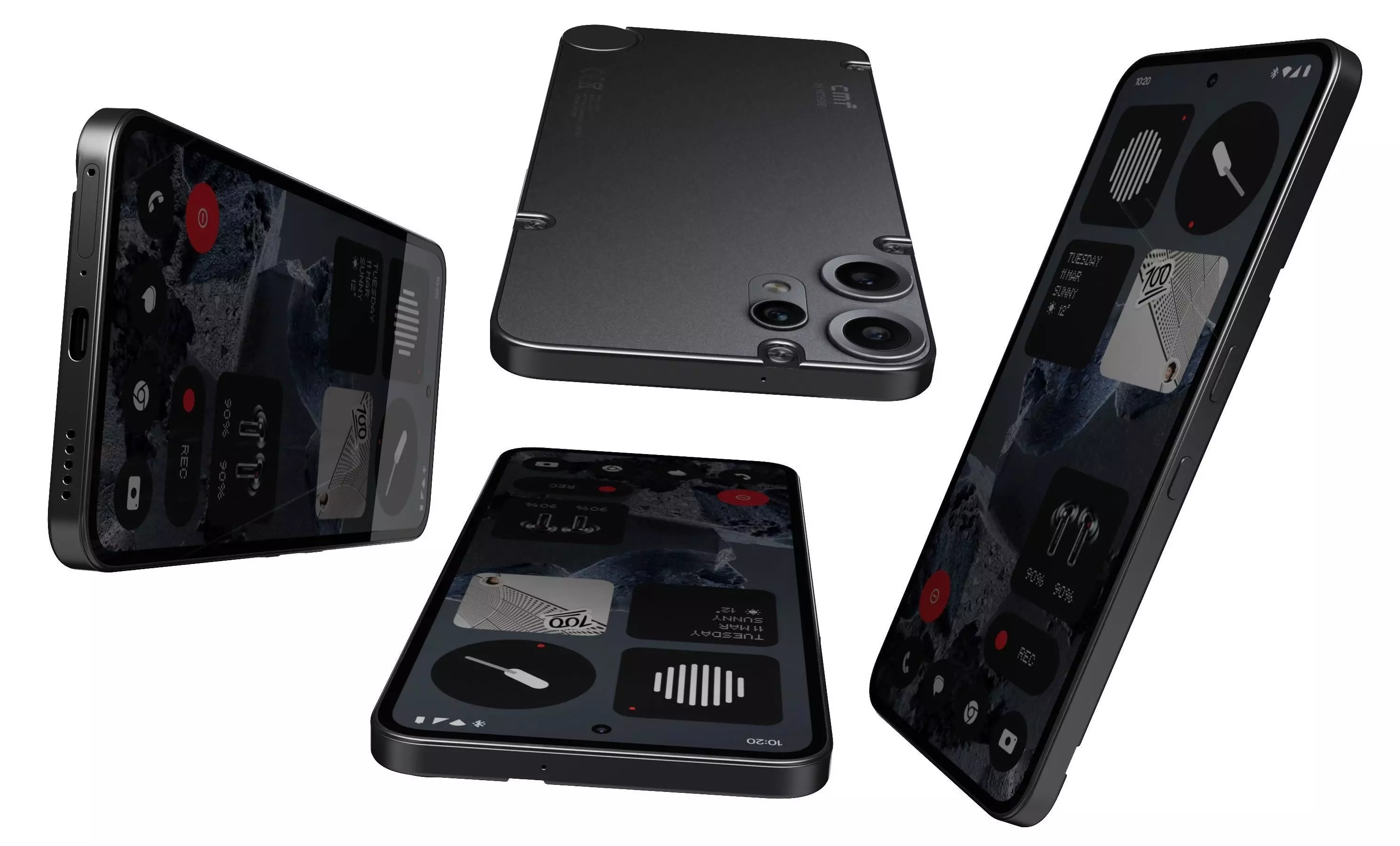 CMF Phone 2 Pro 5G Black High Poly 3D model_7