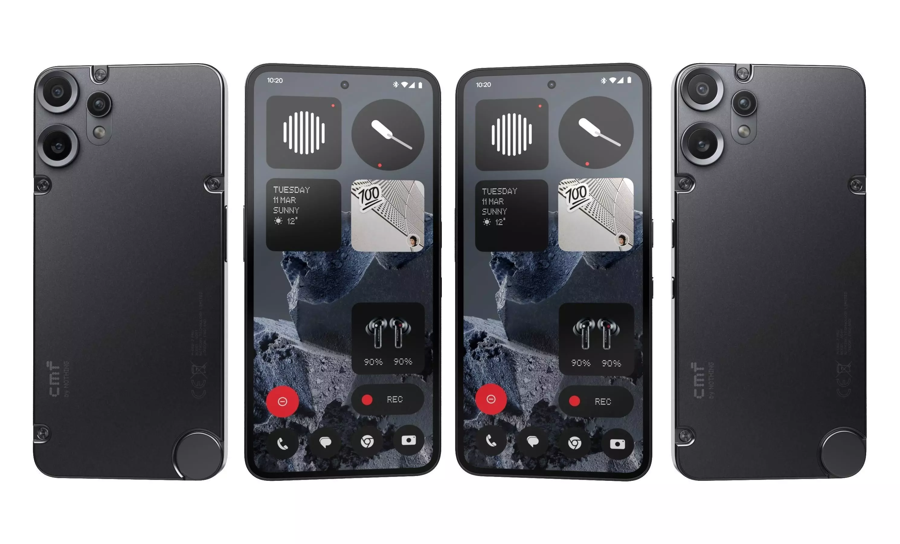 CMF Phone 2 Pro 5G Black High Poly 3D model_28