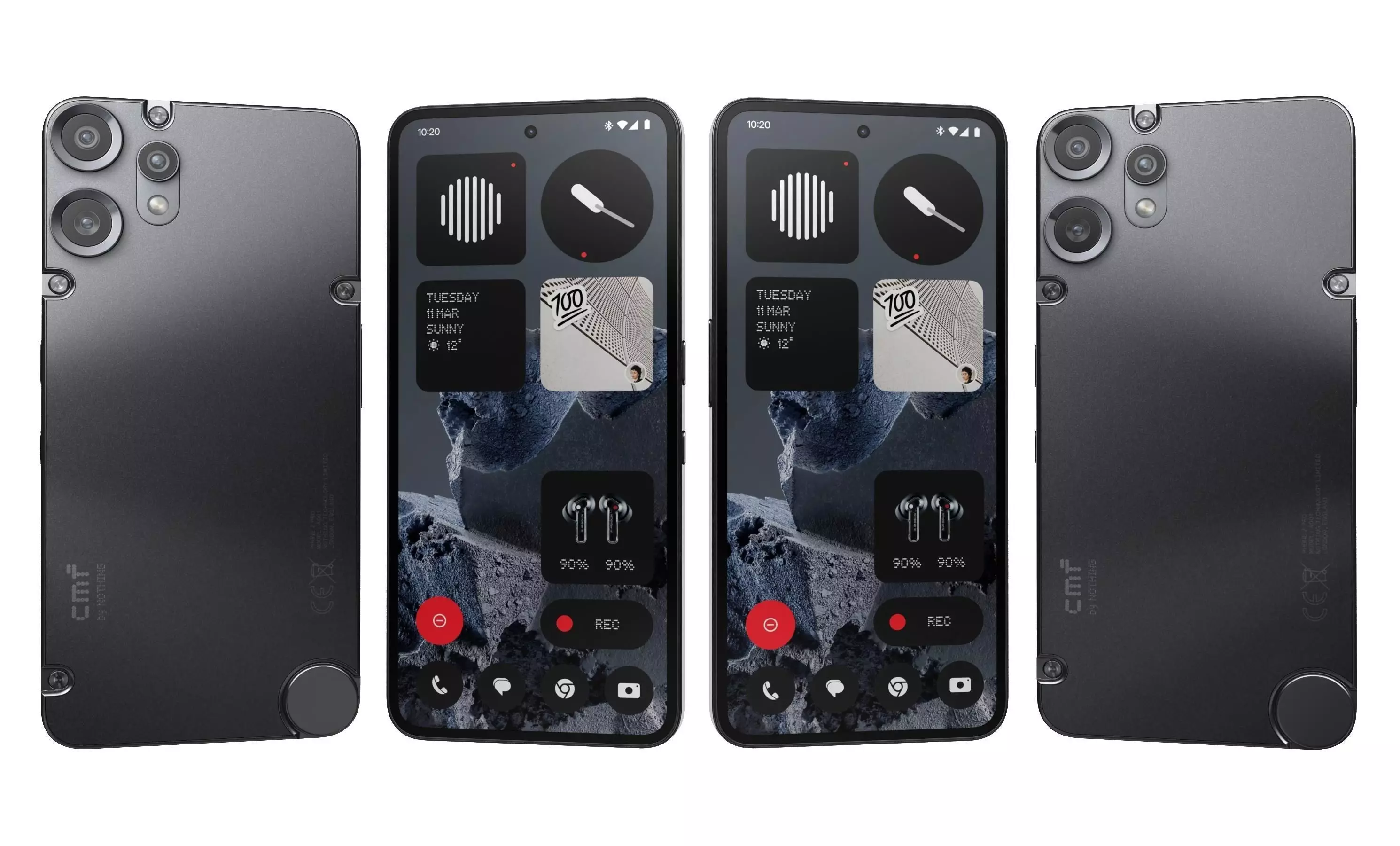 CMF Phone 2 Pro 5G Black High Poly 3D model_0