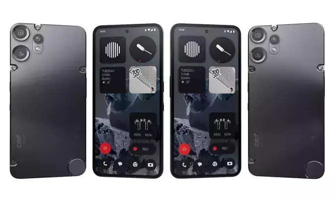 CMF Phone 2 Pro 5G Black High Poly 