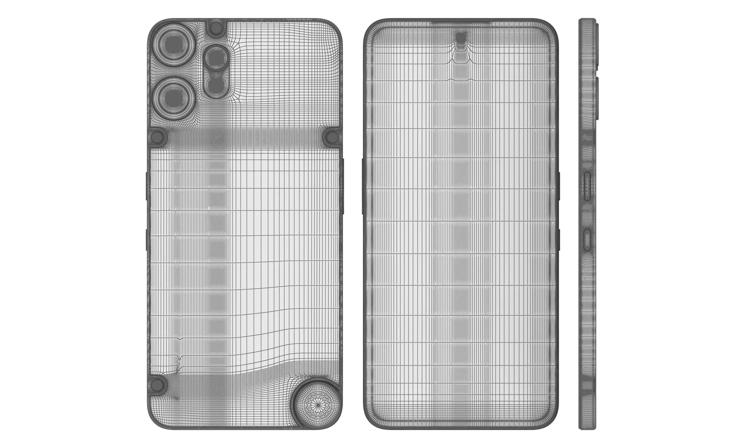 CMF Phone 2 Pro 5G Black High Poly 3D model_12