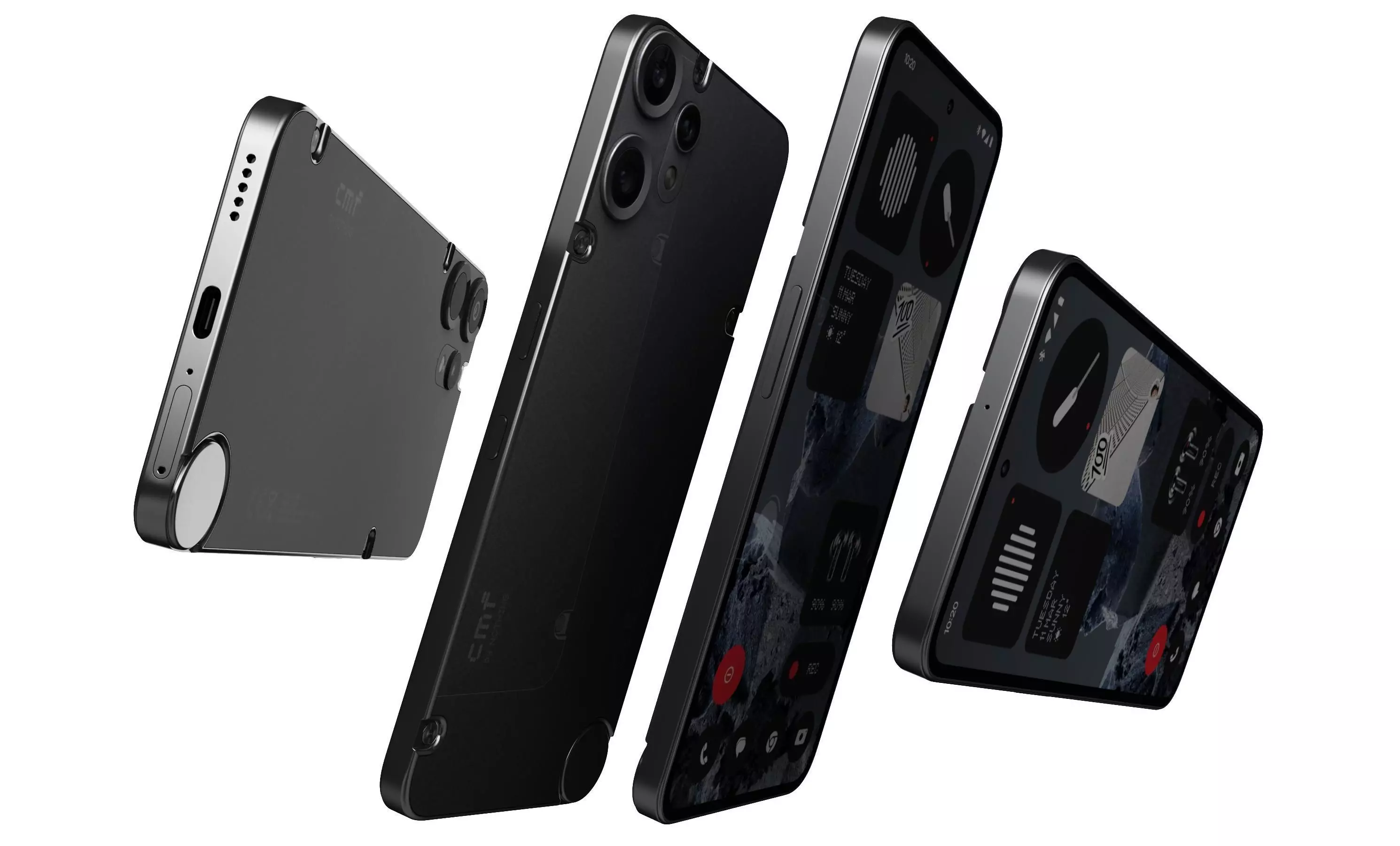 CMF Phone 2 Pro 5G Black High Poly 3D model_5