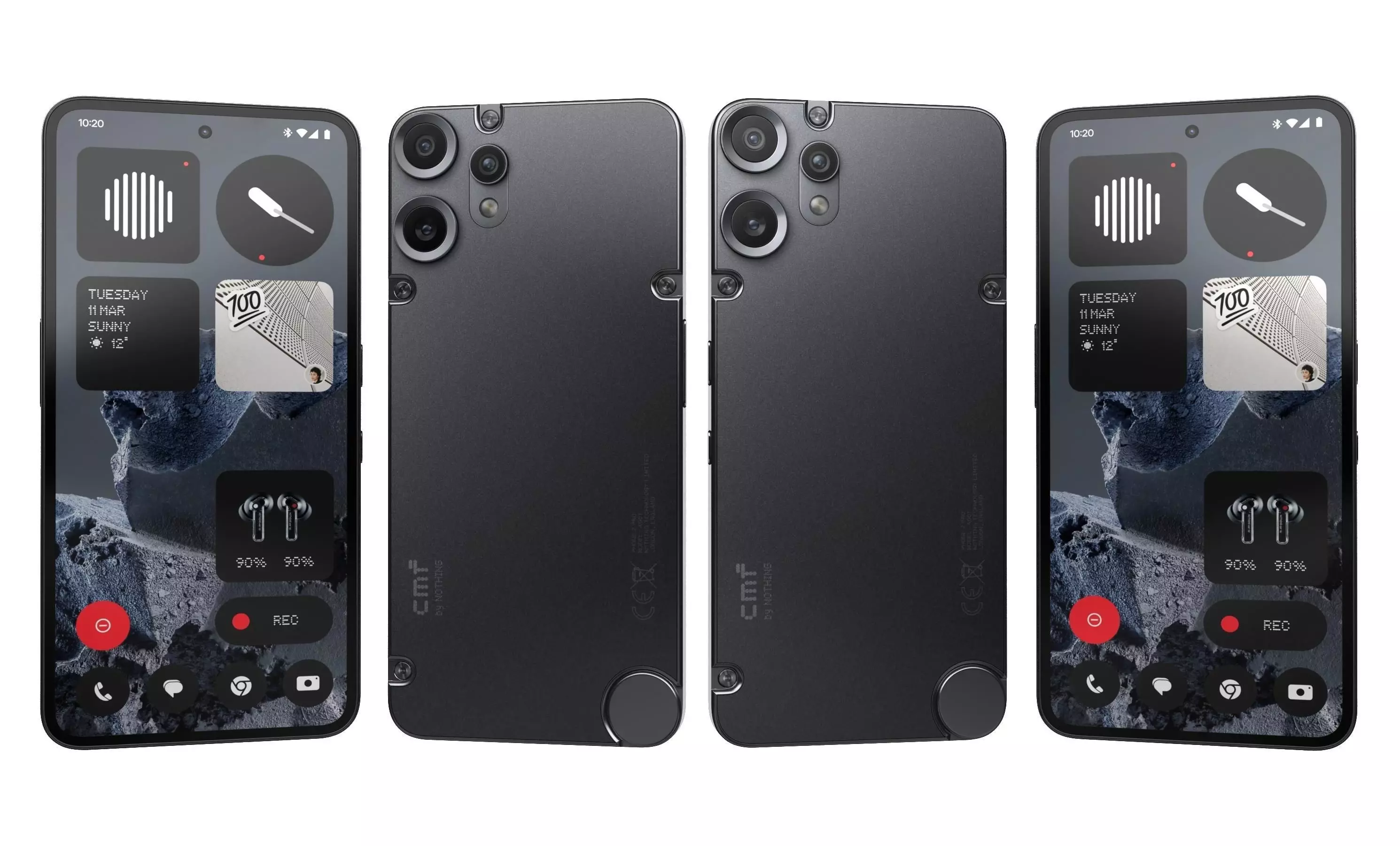 CMF Phone 2 Pro 5G Black High Poly 3D model_21