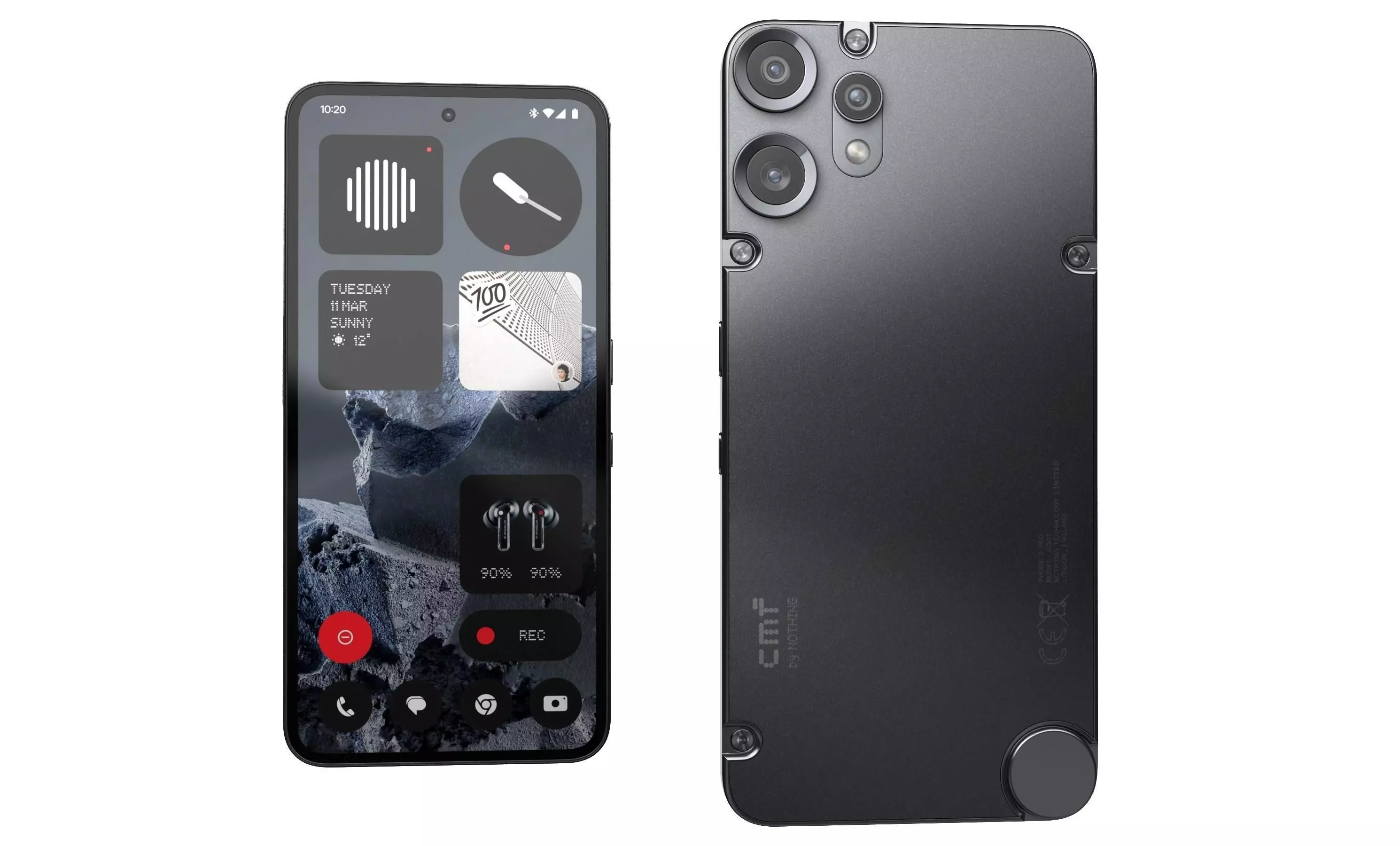 CMF Phone 2 Pro 5G Black High Poly 3D model_1