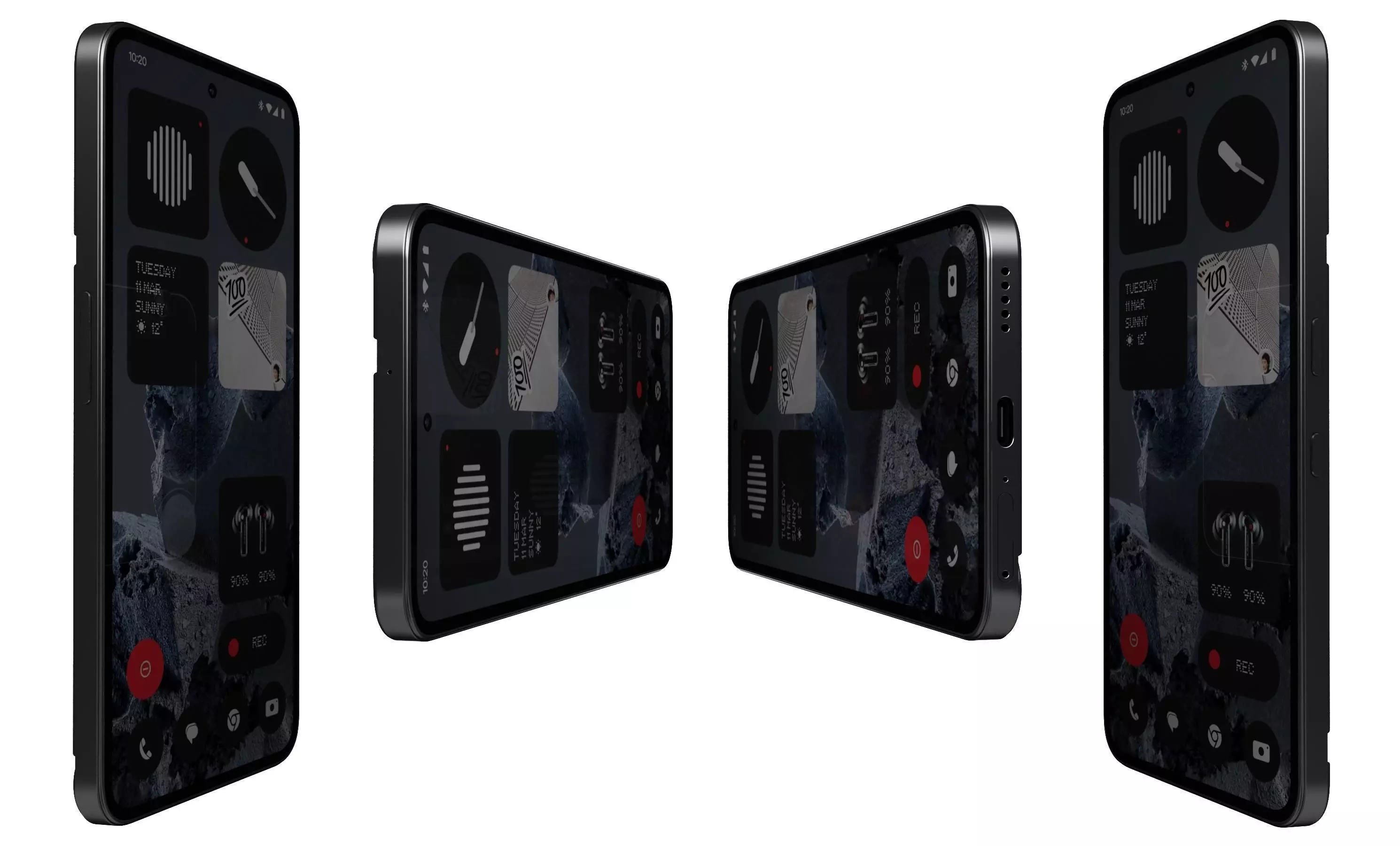 CMF Phone 2 Pro 5G Black High Poly 3D model_2