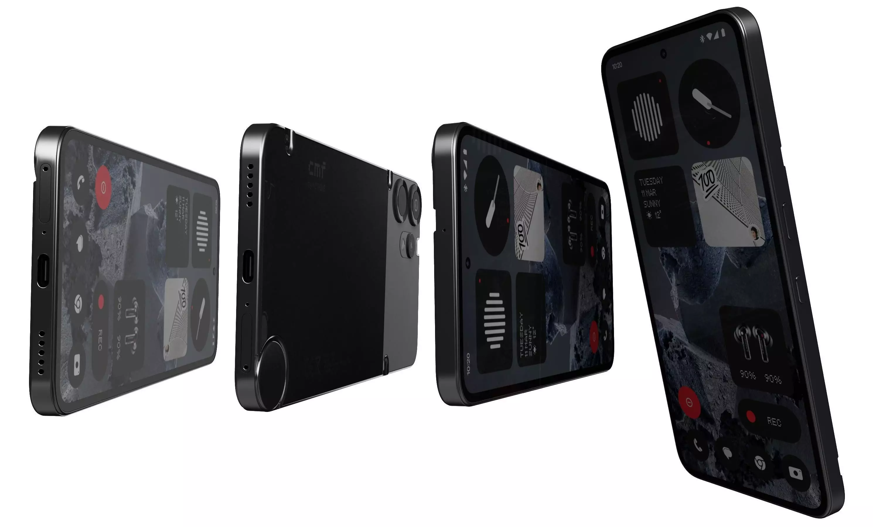 CMF Phone 2 Pro 5G Black High Poly 3D model_6