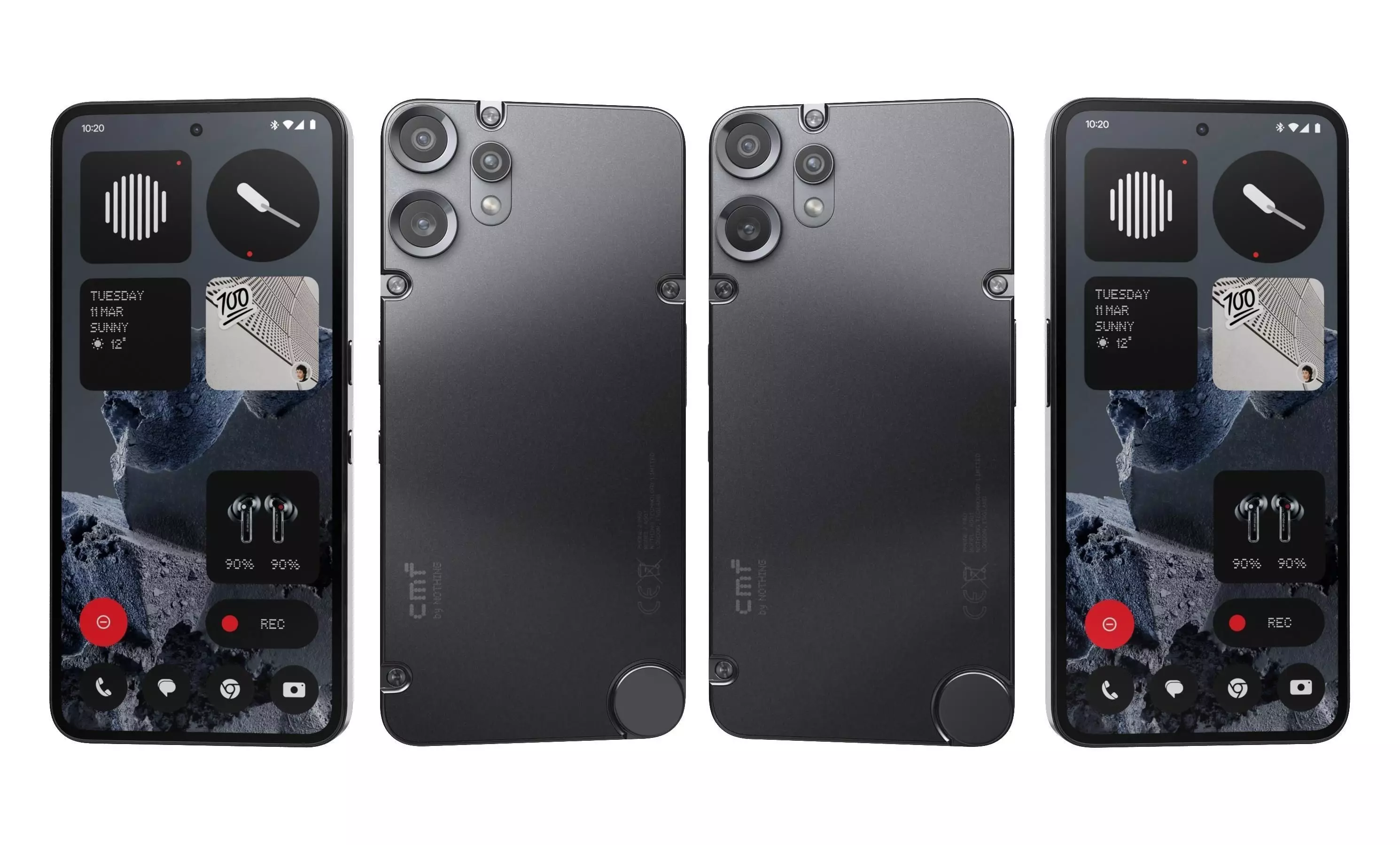 CMF Phone 2 Pro 5G Black High Poly 3D model_26