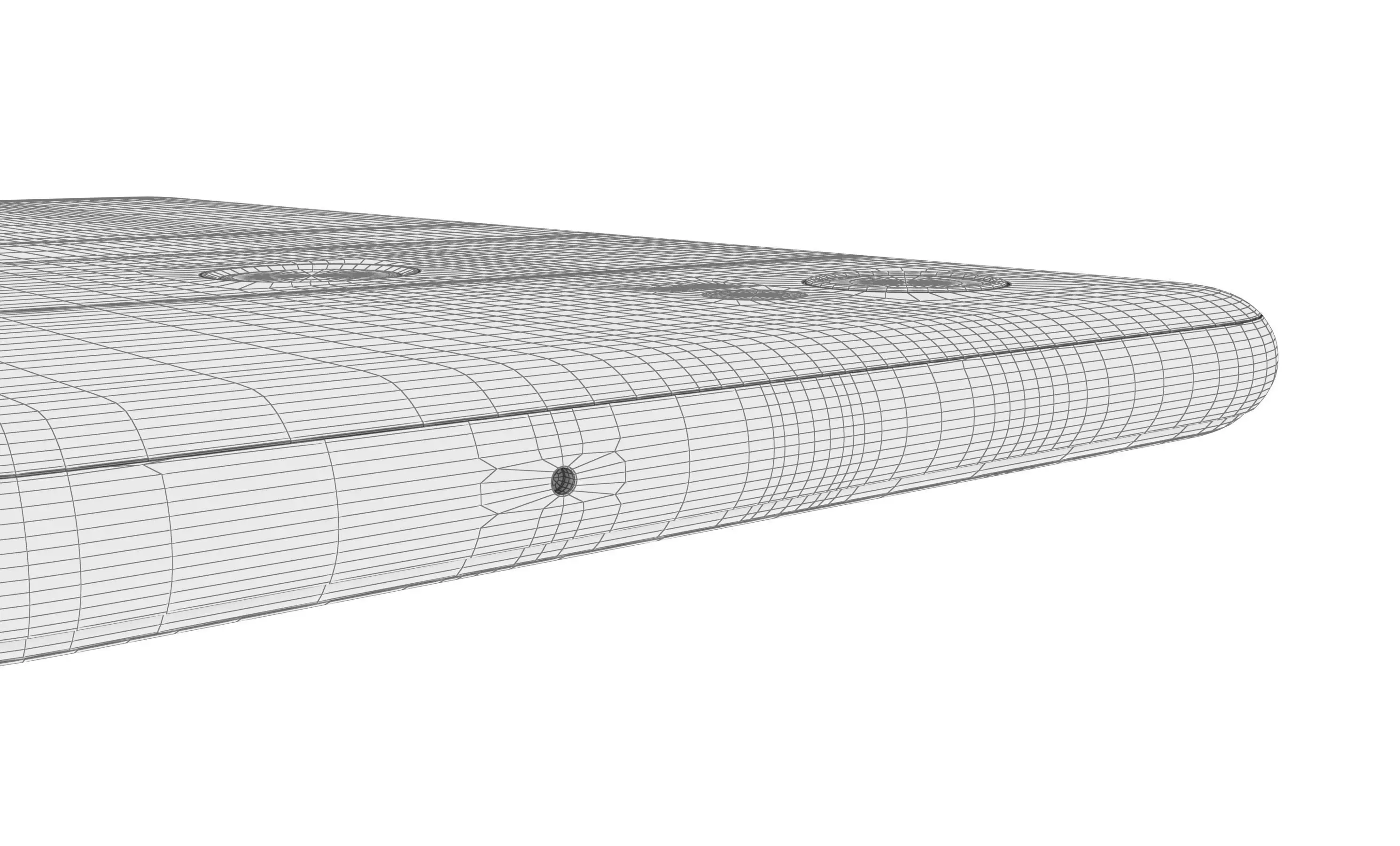 Google Pixel 2 XL Black And White High Poly  3D model_21