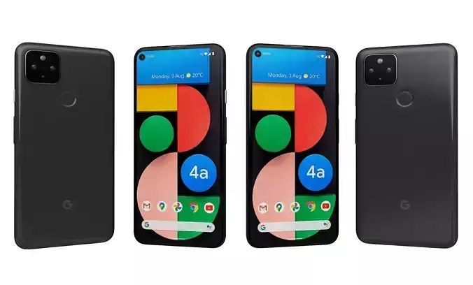 Google Pixel 4a 5G  Black High Poly 
