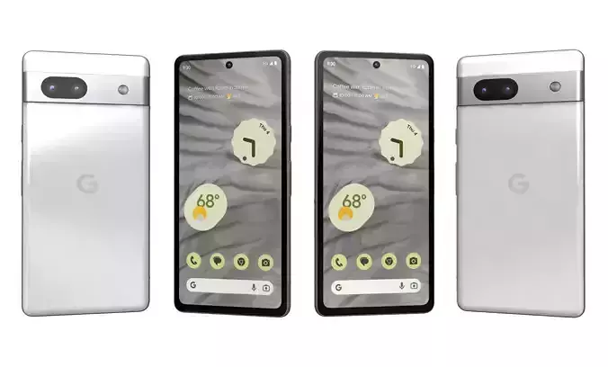 Google Pixel 7A White High Poly 