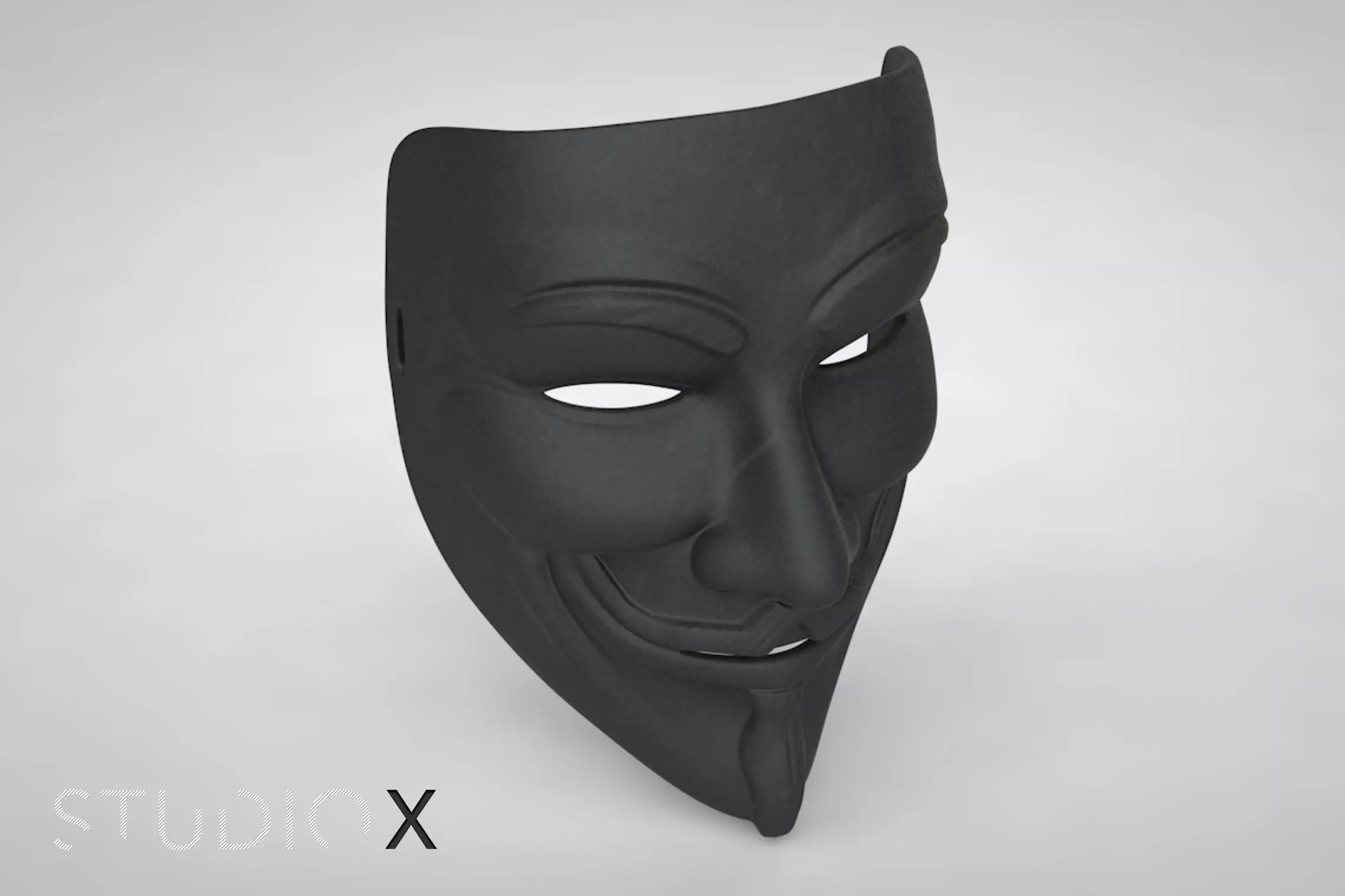 Guy Fawkes Mask 3D print model