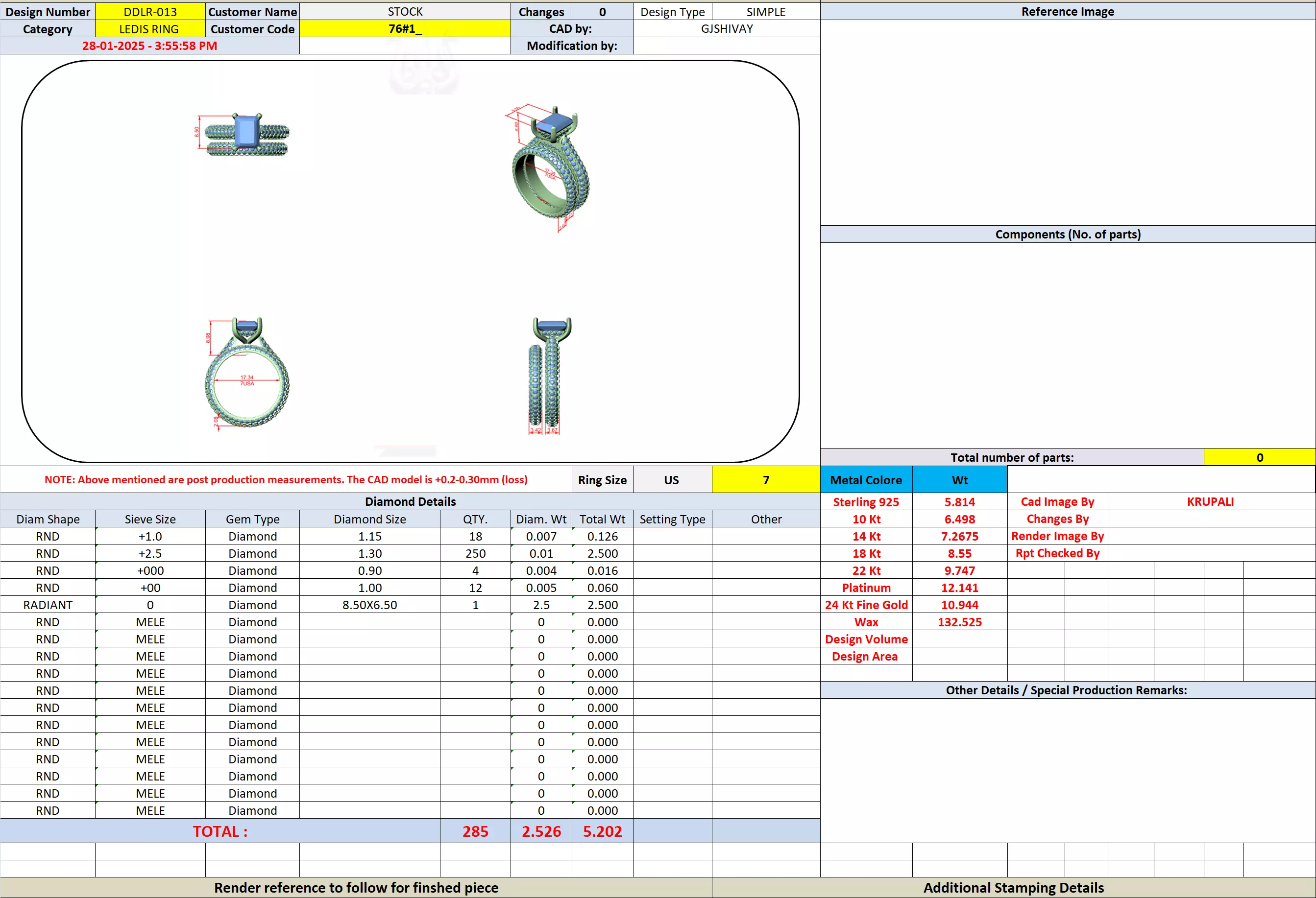 Designer Rings 3D model_13