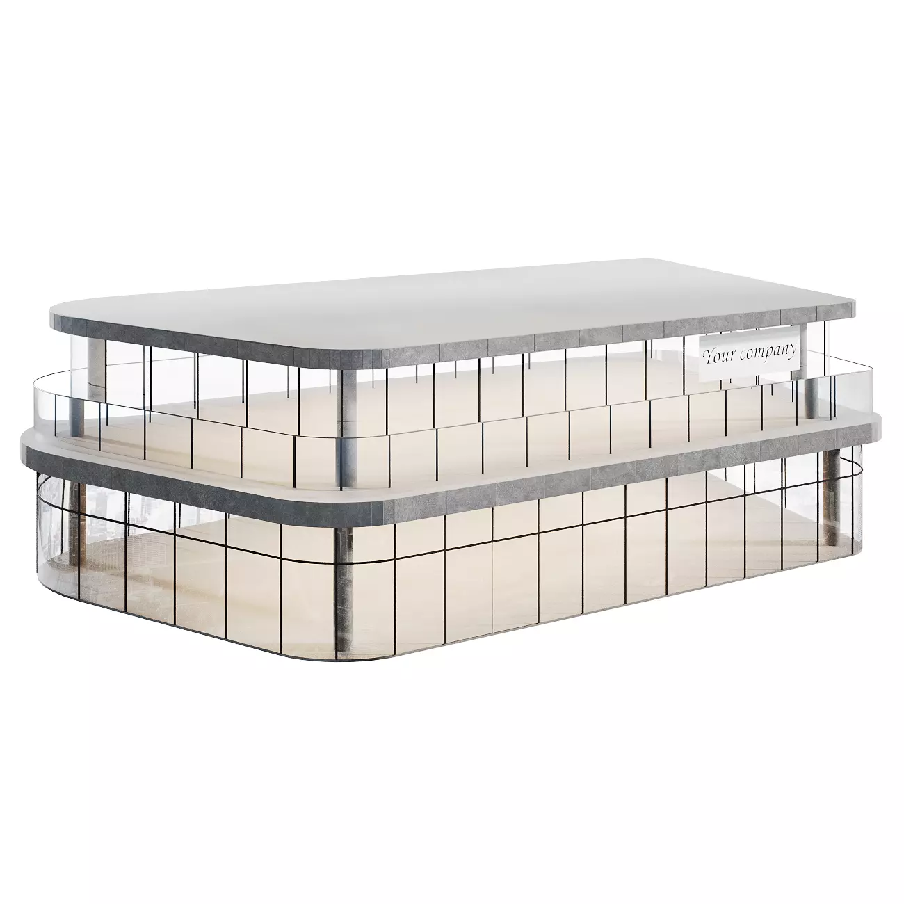 Commercial building 3D model_8