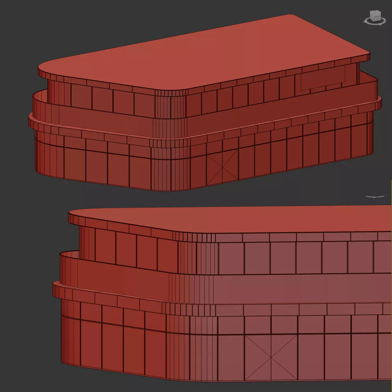 Commercial building 3D model_4