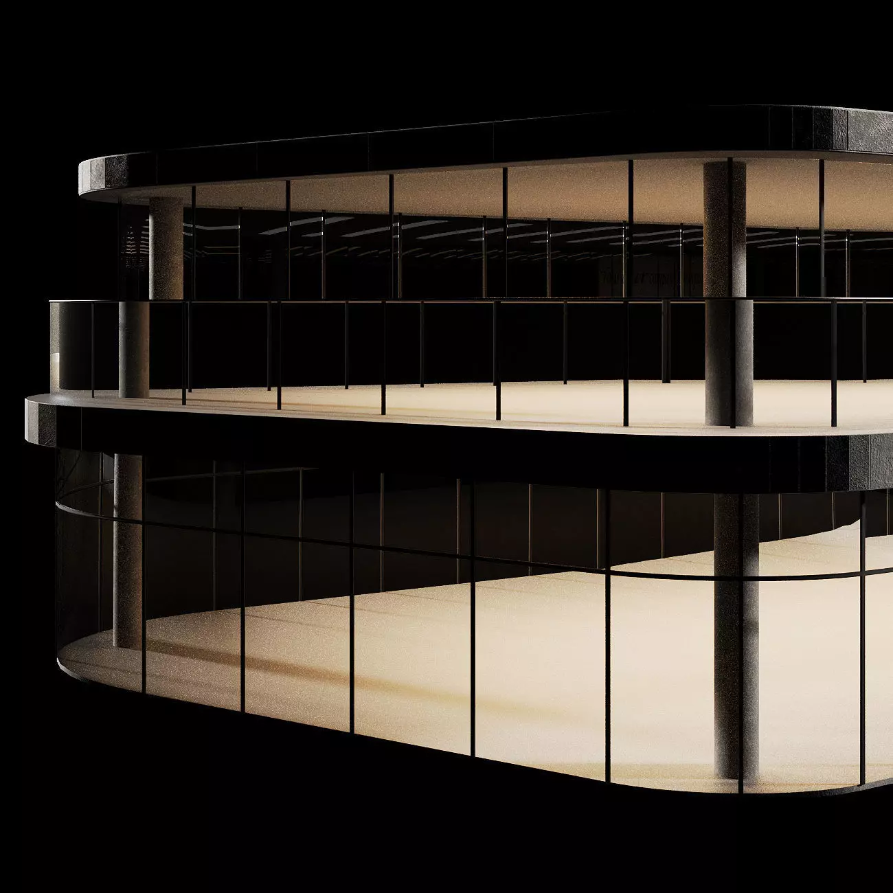 Commercial building 3D model_3