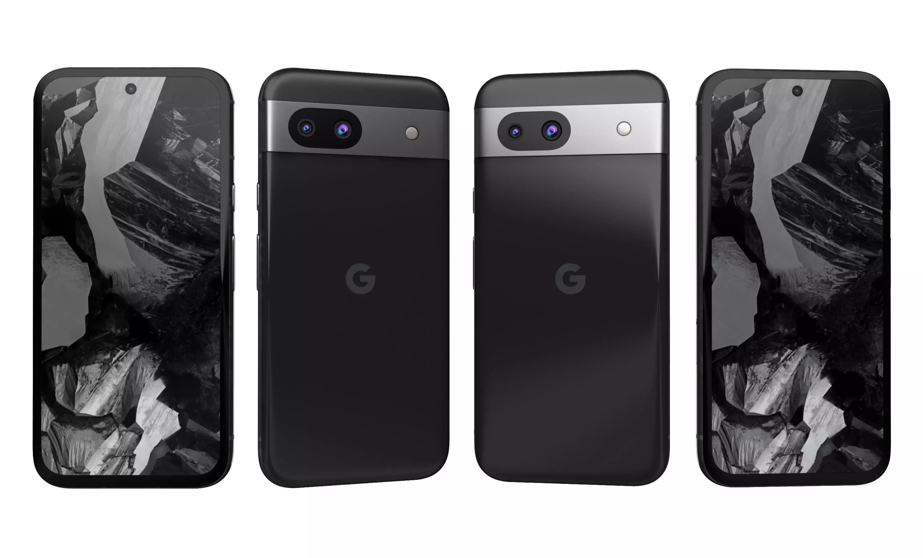 Google Pixel 8a All Colors High Poly  3D model_7