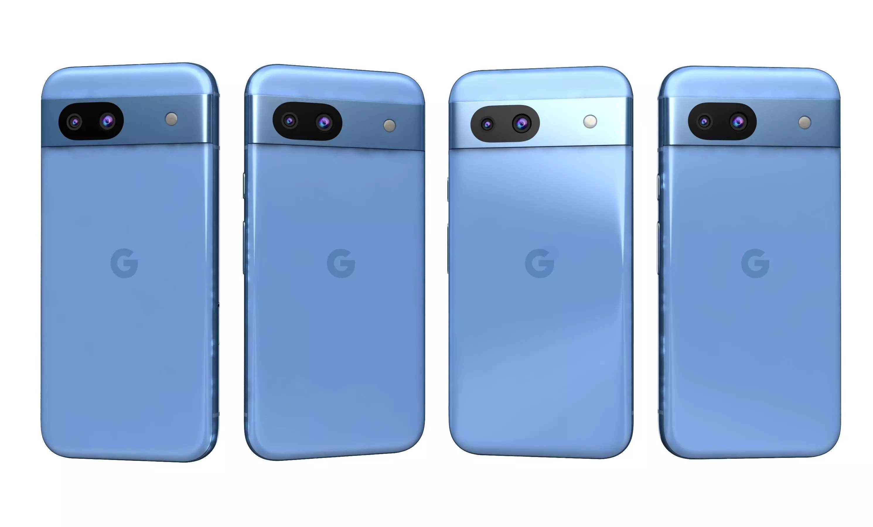 Google Pixel 8a All Colors High Poly  3D model_50